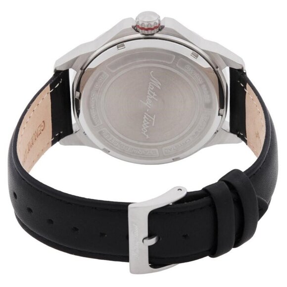 NWT Authentic Mathey-Tissot Field Scout Quartz Black Dial Men's Watch - Picture 3 of 3